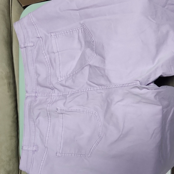 Lilac Eloquii Pleated Jeans - Picture 4 of 5